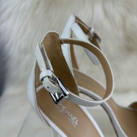 MICHAEL KORS OPEN TOE PUMPS HEELS SIZE 7 WOMAN - Picture 13 of 14